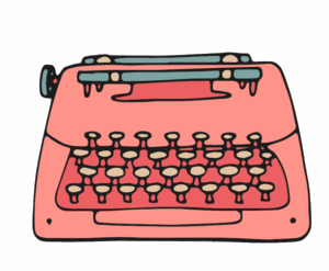 retro typewriter